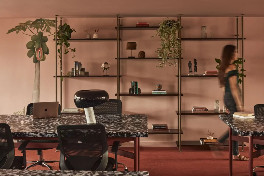 Southall co-living lounge area with modern furnishings